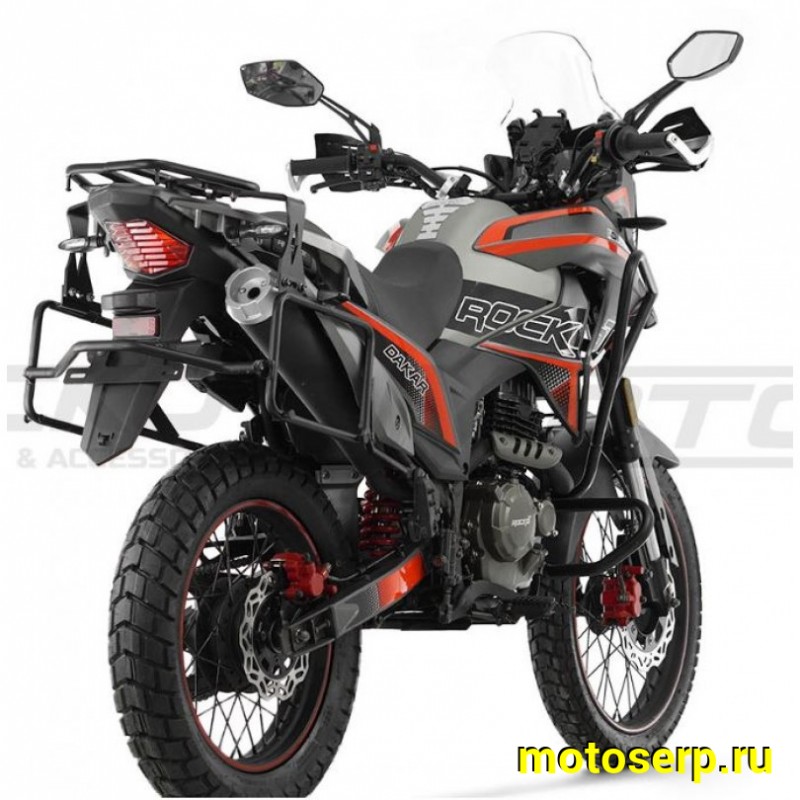 Купить  Мотоцикл внедорожный ROCKOT DAKAR ADVENTURE 2.0 (ЭПТС)  (Серый/Красный) Тур-эндуро (шт) (ROCKOT (ФОТО купить с доставкой по Москве и России, цена, технические характеристики, комплектация фото  - motoserp.ru
