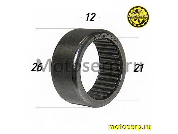 Купить  Подшипник игольчатый 21*26*12 FY2012 KAYO T6, K6 рычага прогрессии (шт) (SM 251-2619 купить с доставкой по Москве и России, цена, технические характеристики, комплектация фото  - motoserp.ru