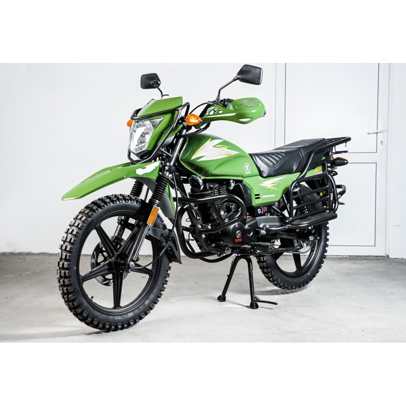 Купить  Мотоцикл внедорожный SPRMOTORS CROSSROAD 200, 200cc, эндуро, ЭПТС 4 так; диск торм, кикстартер (шт)  купить с доставкой по Москве и России, цена, технические характеристики, комплектация фото  - motoserp.ru