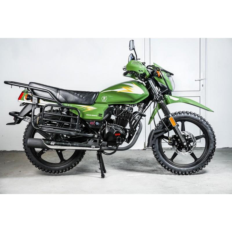 Купить  Мотоцикл внедорожный SPRMOTORS CROSSROAD 200, 200cc, эндуро, ЭПТС 4 так; диск торм, кикстартер (шт)  купить с доставкой по Москве и России, цена, технические характеристики, комплектация фото  - motoserp.ru