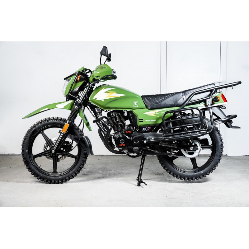 Купить  Мотоцикл внедорожный SPRMOTORS CROSSROAD 200, 200cc, эндуро, ЭПТС 4 так; диск торм, кикстартер (шт)  купить с доставкой по Москве и России, цена, технические характеристики, комплектация фото  - motoserp.ru