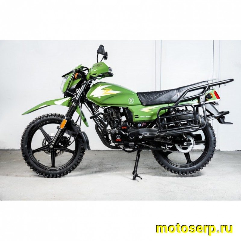 Купить  Мотоцикл внедорожный SPRMOTORS CROSSROAD 200, 200cc, эндуро, ЭПТС 4 так; диск торм, кикстартер (шт)  купить с доставкой по Москве и России, цена, технические характеристики, комплектация фото  - motoserp.ru