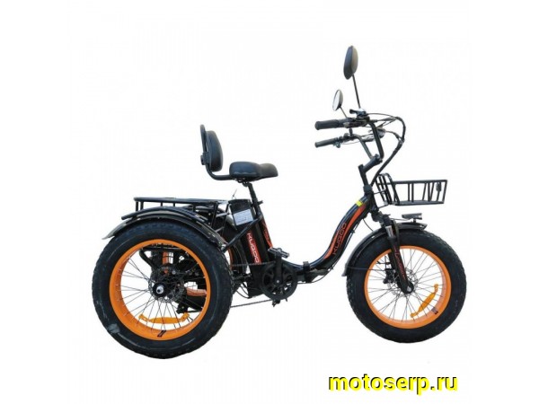 Купить  Электрокомплект 26" 750 Вт KG TRIKE (трехколесный), рама-алюмин, 6 ск, 48В 15.6Ач,  Li-ion батарея,адаптер 220В, КАРЕТОЧНЫЙ ЭЛЕКТРОДВИГАТЕЛЬ (шт) (Кит купить с доставкой по Москве и России, цена, технические характеристики, комплектация фото  - motoserp.ru
