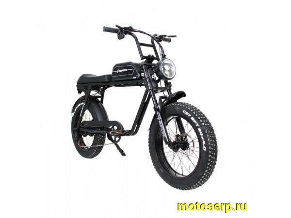 Купить  Электрокомплект 20" 500 Вт FAT IKINGI SUPER 73  рама-сталь, съёмная Li-ion батарея, 60V, 20Ah адаптер 220В  (шт) (Кит купить с доставкой по Москве и России, цена, технические характеристики, комплектация фото  - motoserp.ru