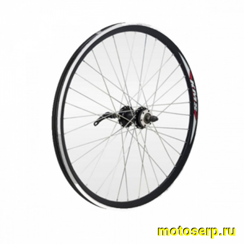 Купить  Колесо 26" двойное заднее под трещетку, Disk ПРОМ. ПОДШИПНИК Вело (шт) (Золотник 306262612-10 (ART купить с доставкой по Москве и России, цена, технические характеристики, комплектация фото  - motoserp.ru