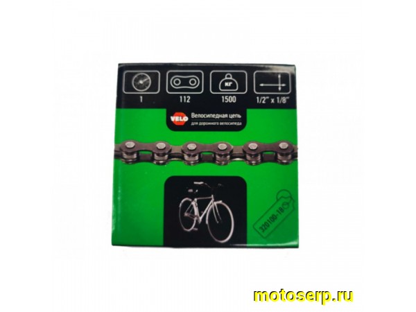 Купить  Цепь  Х1 ДОРОЖНАЯ (на 1 звезду) VELO Вело (шт) (Золотник 320100-18 (ART купить с доставкой по Москве и России, цена, технические характеристики, комплектация фото  - motoserp.ru