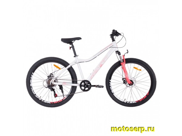 Купить  26" TECH TEAM ARIA белый (16) (Тач Тим Ария) 26"; 7ск; рама-сталь; тормоз-Disk (шт) (ART купить с доставкой по Москве и России, цена, технические характеристики, комплектация фото  - motoserp.ru