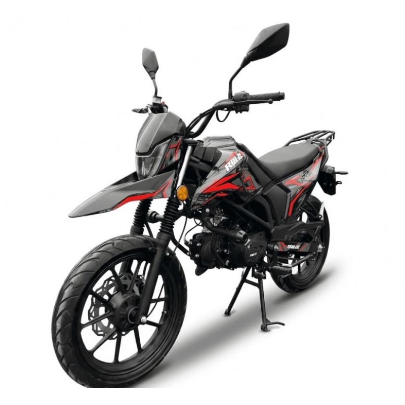 Купить  Мопед Roliz Альфа URSA 50 17/17" Карбюр, мотард Motard 50 17/17" USB (шт) 01250 купить с доставкой по Москве и России, цена, технические характеристики, комплектация фото  - motoserp.ru