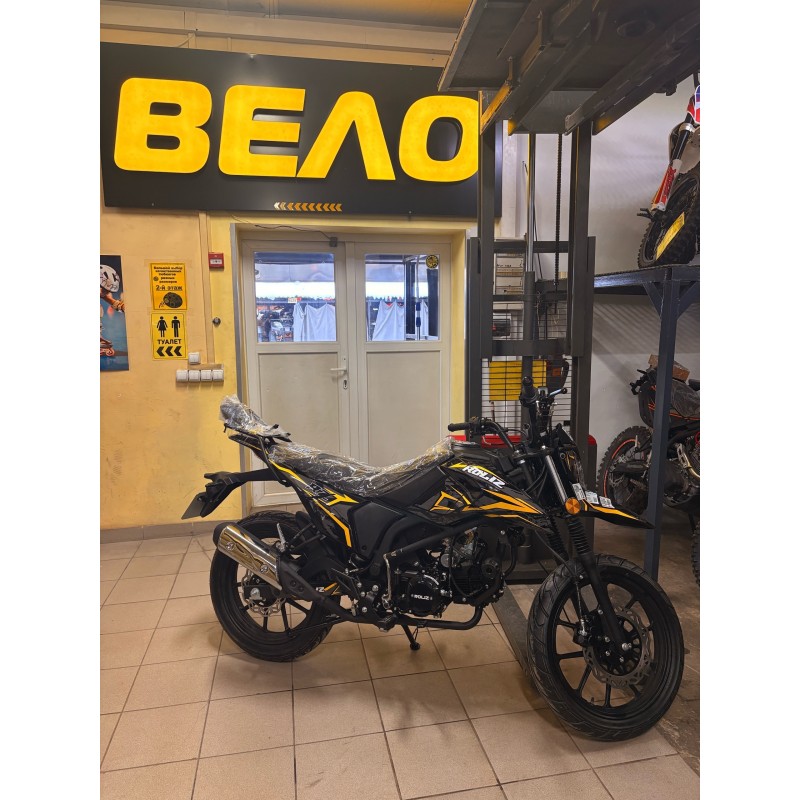 Купить  Мопед Roliz Альфа URSA 50 17/17" Карбюр, мотард Motard 50 17/17" USB (шт) 01250 купить с доставкой по Москве и России, цена, технические характеристики, комплектация фото  - motoserp.ru
