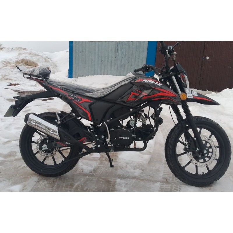Купить  Мопед Roliz Альфа URSA 50 17/17" Карбюр, мотард Motard 50 17/17" USB (шт) 01250 купить с доставкой по Москве и России, цена, технические характеристики, комплектация фото  - motoserp.ru