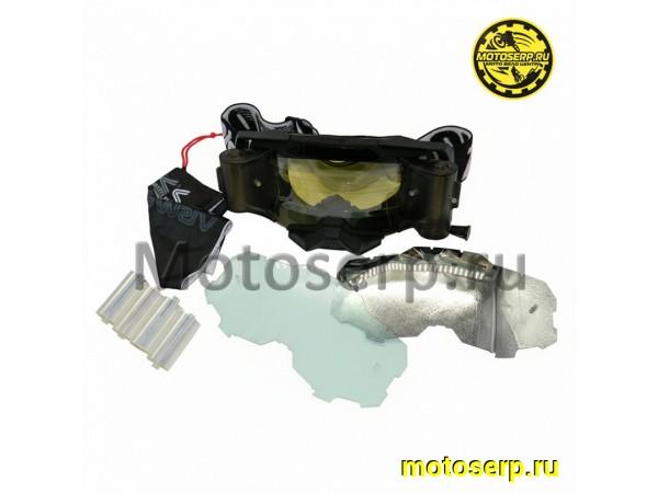 Купить  Очки мото Кросс 100% MX ARMEGA Black с перемоткой (4 бабины в комплекте) (реплика) (шт) (Кокурин  купить с доставкой по Москве и России, цена, технические характеристики, комплектация фото  - motoserp.ru