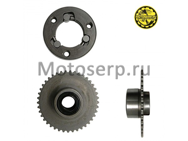 Купить  Муфта обгонная 139FMB,147FMH,152FMH DELTA,ALPHA, Альфа TTR125 и др в сборе с звездой (подшипник вместо втулки) (шт) (Кокурин  купить с доставкой по Москве и России, цена, технические характеристики, комплектация фото  - motoserp.ru