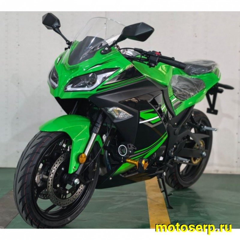 Купить  Мотоцикл MM FALCON PRIME 3 NEW (Kawasaki NINJA ) 4Т, 300cc, 175FMN, PR300, 6КПП, 110/150х70-17"(шт) (MM  купить с доставкой по Москве и России, цена, технические характеристики, комплектация фото  - motoserp.ru
