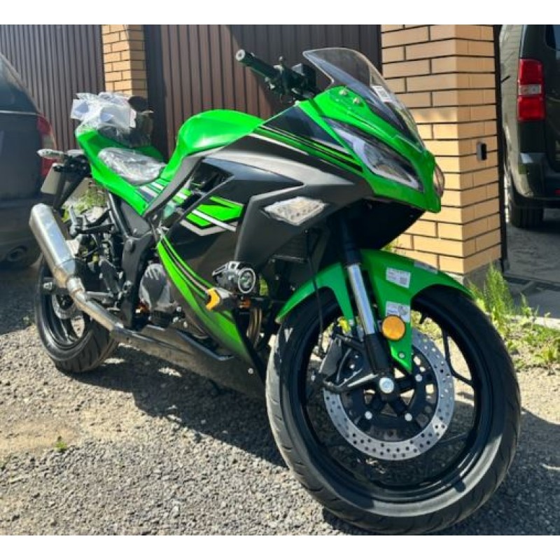 Купить  Мотоцикл MM FALCON PRIME 3 NEW (Kawasaki NINJA ) 2026г. 4Т, 300cc, 175FMN, PR300, 6КПП, 110/150х70-17"(шт) (MM  купить с доставкой по Москве и России, цена, технические характеристики, комплектация фото  - motoserp.ru