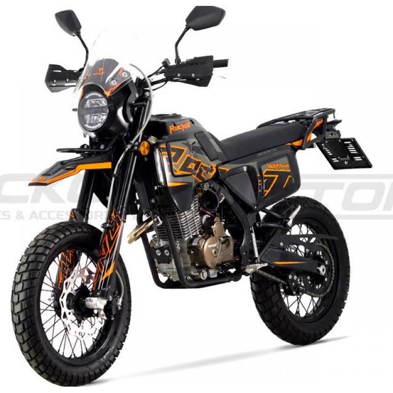 Купить  Мотоцикл внедорожный ROCKOT WARRIOR (ЭПТС) Тур-эндуро LX176FMN Тур-эндуро (реплика Husqvarna Norden) Мотард 21/18" (шт) (ROCKOT (ФОТО купить с доставкой по Москве и России, цена, технические характеристики, комплектация фото  - motoserp.ru