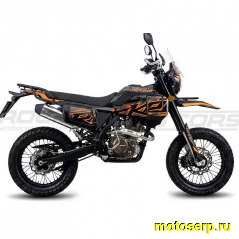 Купить  Мотоцикл внедорожный ROCKOT WARRIOR (ЭПТС) Тур-эндуро LX176FMN (реплика Husqvarna Norden) Мотард 21/18" (шт) (ROCKOT (ФОТО купить с доставкой по Москве и России, цена, технические характеристики, комплектация фото  - motoserp.ru