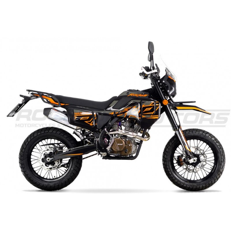 Купить  Мотоцикл внедорожный ROCKOT WARRIOR (ЭПТС) Тур-эндуро LX176FMN Тур-эндуро (реплика Husqvarna Norden) Мотард 21/18" (шт) (ROCKOT (ФОТО купить с доставкой по Москве и России, цена, технические характеристики, комплектация фото  - motoserp.ru