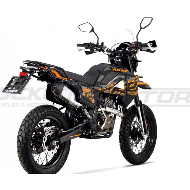 Купить  Мотоцикл внедорожный ROCKOT WARRIOR (ЭПТС) Тур-эндуро LX176FMN Тур-эндуро (реплика Husqvarna Norden) Мотард 21/18" (шт) (ROCKOT (ФОТО купить с доставкой по Москве и России, цена, технические характеристики, комплектация фото  - motoserp.ru