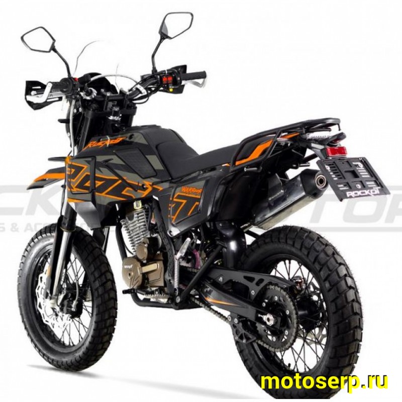 Купить  Мотоцикл внедорожный ROCKOT WARRIOR (ЭПТС) Тур-эндуро LX176FMN (реплика Husqvarna Norden) Мотард 21/18" (шт) (ROCKOT (ФОТО купить с доставкой по Москве и России, цена, технические характеристики, комплектация фото  - motoserp.ru