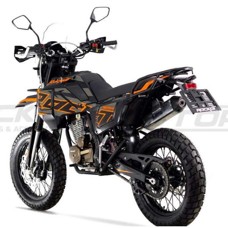 Купить  Мотоцикл внедорожный ROCKOT WARRIOR (ЭПТС) Тур-эндуро LX176FMN Тур-эндуро (реплика Husqvarna Norden) Мотард 21/18" (шт) (ROCKOT (ФОТО купить с доставкой по Москве и России, цена, технические характеристики, комплектация фото  - motoserp.ru