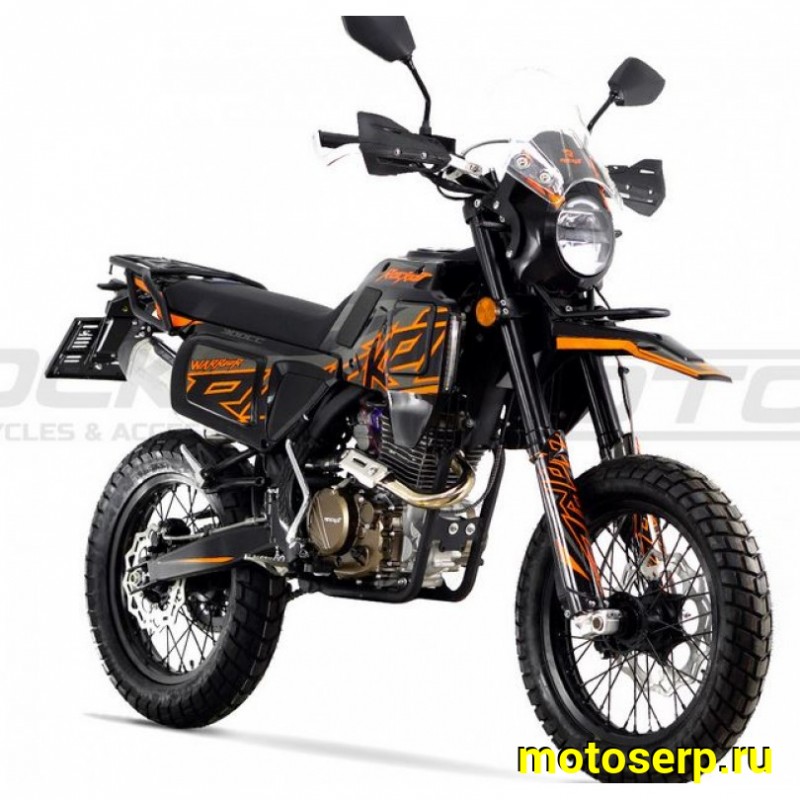 Купить  Мотоцикл внедорожный ROCKOT WARRIOR (ЭПТС) Тур-эндуро LX176FMN (реплика Husqvarna Norden) Мотард 21/18" (шт) (ROCKOT (ФОТО купить с доставкой по Москве и России, цена, технические характеристики, комплектация фото  - motoserp.ru