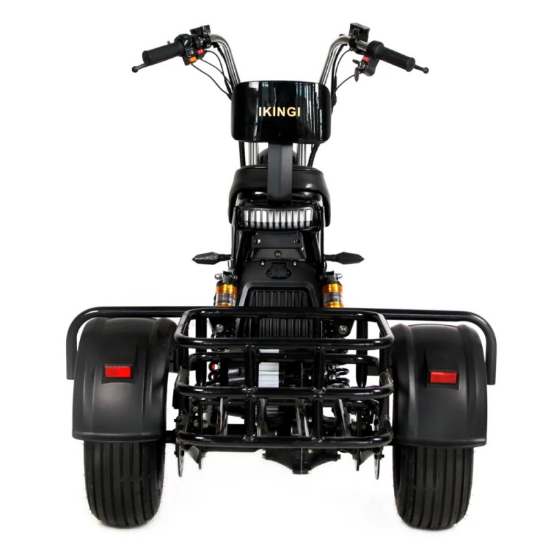 Купить  Электрокомплект Трайк (трицикл) CITYCOCO IKING X1 PRO TRIKE (трехколесный), ШИРОКИЕ КОЛЕСА, 1000 Вт, 48V 20Ah, колеса 10", ЛИТИЕВЫЙ АККУМ (шт) (Кит купить с доставкой по Москве и России, цена, технические характеристики, комплектация фото  - motoserp.ru