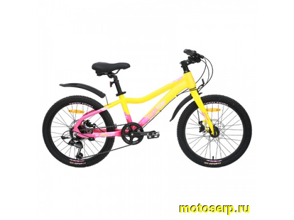 Купить  22" TECH TEAM DELTA желтый (12) (Тач Тим Дельта) 22"; 7ск; рама-алюм; тормоз-Disk (шт) (ART купить с доставкой по Москве и России, цена, технические характеристики, комплектация фото  - motoserp.ru