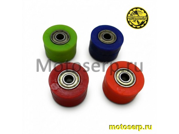 Купить  Ролик успокоителя цепи приводной 420, 428, 520, 530 d- 8mm в сборе с подш без кронштейна OTOM (шт) (Кокурин купить с доставкой по Москве и России, цена, технические характеристики, комплектация фото  - motoserp.ru