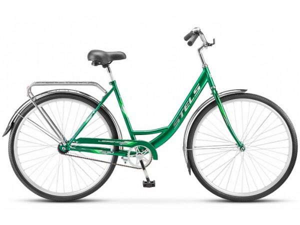 Купить  28" STELS LEGENDA 330 28C зеленый (Стелс Легенда 330) 28"; 1ск; рама-сталь; тормоз-ножной; вилка стальная-жесткая (шт) (ART купить с доставкой по Москве и России, цена, технические характеристики, комплектация фото  - motoserp.ru