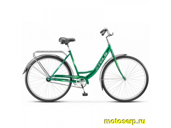 Купить  28" STELS LEGENDA 330 28C зеленый (Стелс Легенда 330) 28"; 1ск; рама-сталь; тормоз-ножной; вилка стальная-жесткая (шт) (ART купить с доставкой по Москве и России, цена, технические характеристики, комплектация фото  - motoserp.ru