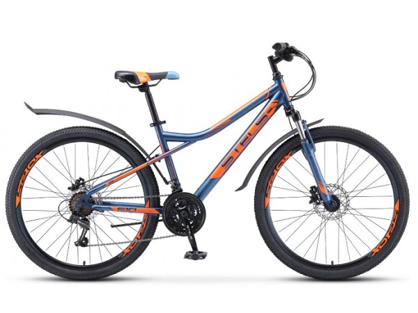 Купить  26" STELS NAVIGATOR 510 синий (16) (стелс навигатор 510) 26"; 21ск; рама-сталь; тормоз-Disk-мех (шт) (ART купить с доставкой по Москве и России, цена, технические характеристики, комплектация фото  - motoserp.ru