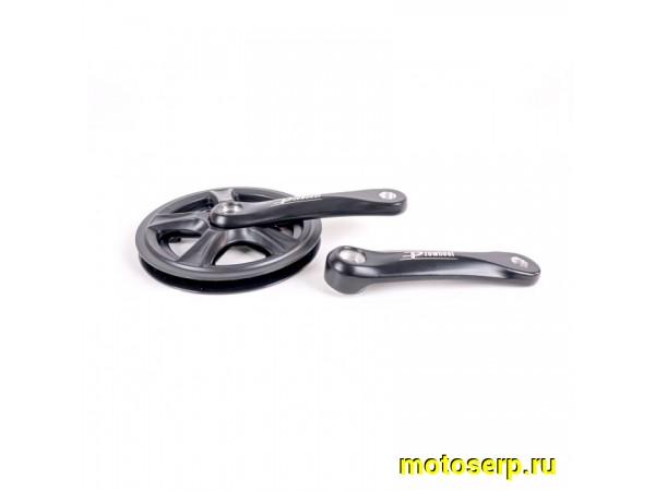 Купить  Шатуны 1 зв. на квадрате. Алюм. 36 зуб. 140мм Prowheel защита с 2-х сторон Вело (пар) (ART купить с доставкой по Москве и России, цена, технические характеристики, комплектация фото  - motoserp.ru