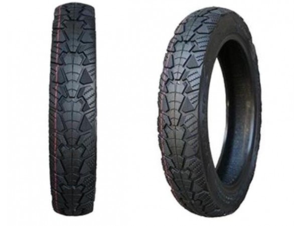 Купить  Покрышка Скутер 10"  (3.00-10) безкамерная 6PR TL (X3002) WANDA (Ч/З) (шт) (TATA 10000678 купить с доставкой по Москве и России, цена, технические характеристики, комплектация фото  - motoserp.ru