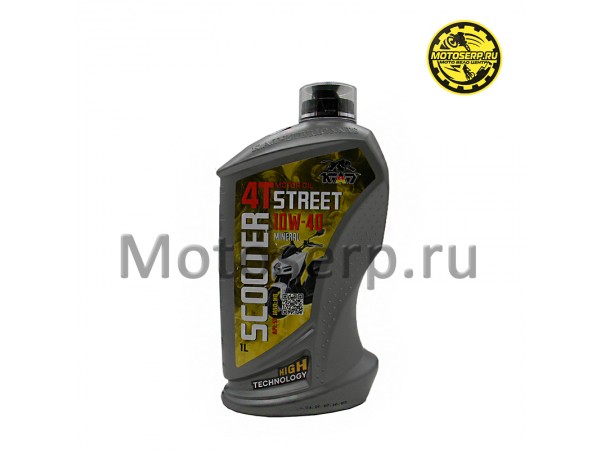 Купить  Масло K.A.T. Scooter Street 4T 10W40 минер. для скутера 1л (шт) (KAT SS100012 купить с доставкой по Москве и России, цена, технические характеристики, комплектация фото  - motoserp.ru