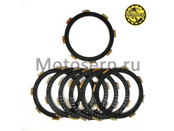 Купить  Диски сцепления ведущий (феродо) 172FMM ZS250GS 7шт. (комп) (TATA 800003020 купить с доставкой по Москве и России, цена, технические характеристики, комплектация фото  - motoserp.ru
