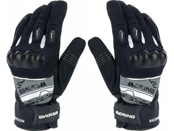 Купить  Перчатки Bering Morius Black/grey/White T12 (XXL) (пар) (BGE539-T12 купить с доставкой по Москве и России, цена, технические характеристики, комплектация фото  - motoserp.ru