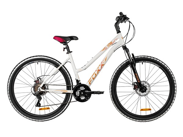 Купить  26" FOXX LATINA белый (17") (ФОКС ЛАТИНА) 26"; 6ск; рама-сталь; тормоз-Disk (шт) (ART (M купить с доставкой по Москве и России, цена, технические характеристики, комплектация фото  - motoserp.ru