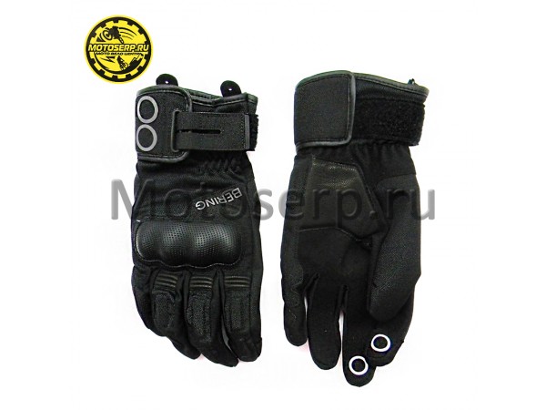 Купить  Перчатки Bering PROFIL Black T9 (M) (пар) (BGE750-T9 купить с доставкой по Москве и России, цена, технические характеристики, комплектация фото  - motoserp.ru