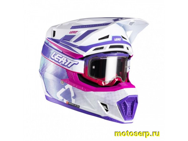Купить  Шлем Кросс Leatt Moto 7.5 Helmet Kit Purple (XL) 2026 (шт) (Fox УТ-1026000404 купить с доставкой по Москве и России, цена, технические характеристики, комплектация фото  - motoserp.ru