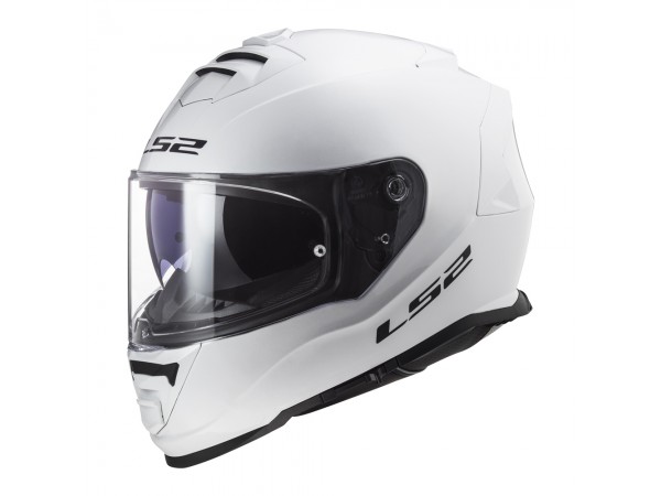 Купить  Шлем закрытый LS2 FF800 STORM II SOLID Gloss White (M) интеграл (шт) (LS2 купить с доставкой по Москве и России, цена, технические характеристики, комплектация фото  - motoserp.ru