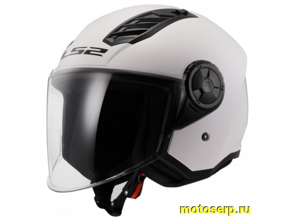 Купить  Шлем открытый LS2 OF616 AIRFLOW 2 SOLID Gloss White (S) (шт) (LS2 купить с доставкой по Москве и России, цена, технические характеристики, комплектация фото  - motoserp.ru