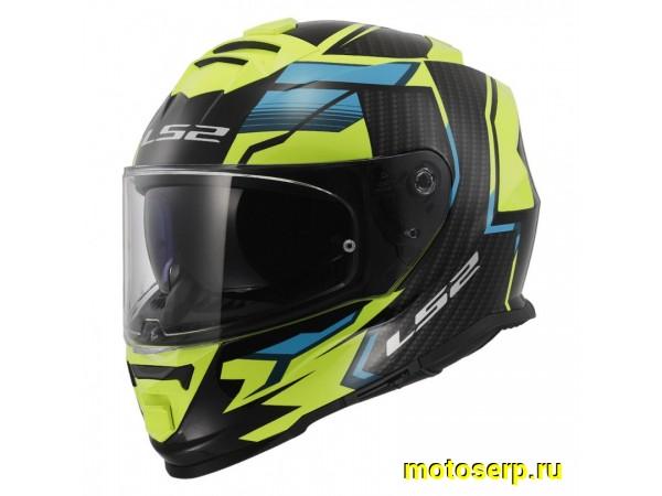 Купить  Шлем закрытый LS2 FF800 STORM II TRACKER Black Yellow (XL) интеграл (шт) (LS2 купить с доставкой по Москве и России, цена, технические характеристики, комплектация фото  - motoserp.ru