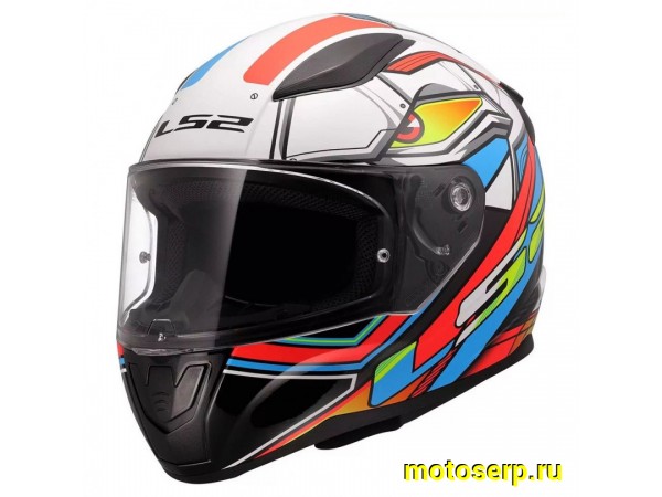 Купить  Шлем закрытый LS2 FF353 RAPID 2 XDRON White Neon Orange (XXL) интеграл (шт) (LS2 купить с доставкой по Москве и России, цена, технические характеристики, комплектация фото  - motoserp.ru