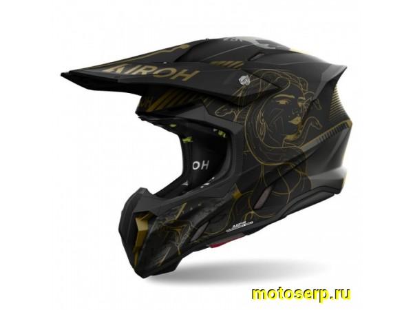 Купить  Шлем Кросс AIROH TWIST 3.0 TITAN MATTE BLACK (XXL) (шт) (AIM TW3TIT35-XXL купить с доставкой по Москве и России, цена, технические характеристики, комплектация фото  - motoserp.ru
