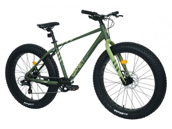 Купить  26" FAT TECH TEAM GARET хаки (18) (Тач Тим Гарет) 26"; 7ск; рама-алюминий; тормоз-Disk; вилка-стальная (шт) (ART купить с доставкой по Москве и России, цена, технические характеристики, комплектация фото  - motoserp.ru