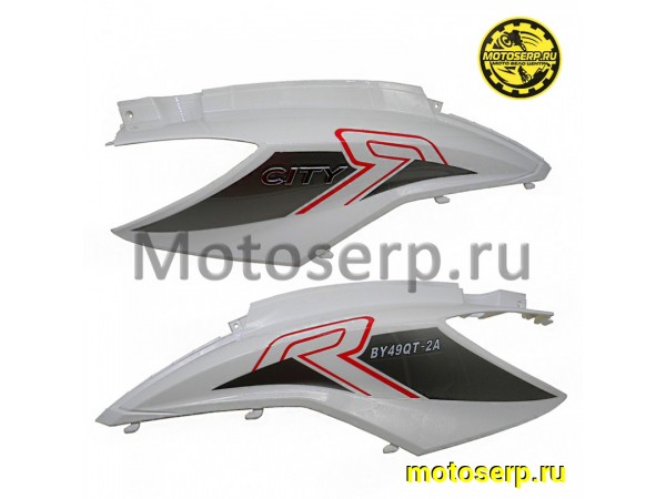 Купить  Обтекатель задний (боковина) VENTO CITY WHITE (белый) (050002005) (пар)  (Vento 22132  купить с доставкой по Москве и России, цена, технические характеристики, комплектация фото  - motoserp.ru