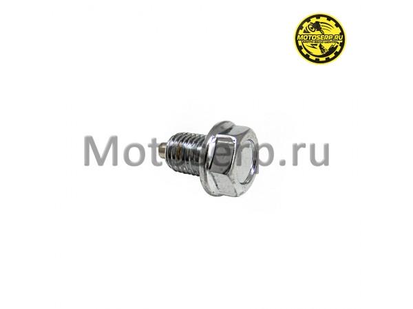Купить  Болт (винт) сливной (пробка, крышка мас фильтра) M12х1,5x15мм с магнитом GRIZLIK T200 (шт) (MOTAX купить с доставкой по Москве и России, цена, технические характеристики, комплектация фото  - motoserp.ru