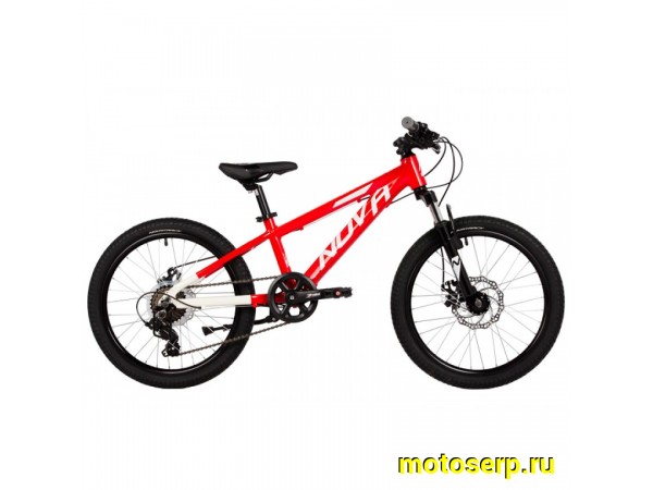 Купить  20" скоростной NOVATRACK EXTREME 7 красный (НОВАТРЕК ЭКСТРИМ) 20"; 7ск; рама-алюм; тормоз-Disc (шт) (ART (M купить с доставкой по Москве и России, цена, технические характеристики, комплектация фото  - motoserp.ru