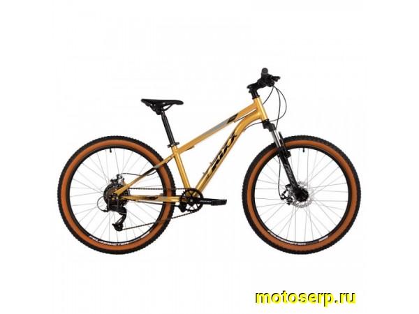 Купить  24" FOXX CAIMAN золотой (12") (ФОКС КАЙМАН) 24"; 6ск; рама-сталь; тормоз-Disk (шт) (ART (M купить с доставкой по Москве и России, цена, технические характеристики, комплектация фото  - motoserp.ru