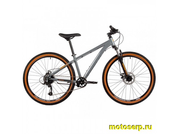 Купить  26" FOXX ARAGON серый (14) (АРАГОН) 26"; 8ск; рама-сталь; тормоз-Disk (шт) (ART (M купить с доставкой по Москве и России, цена, технические характеристики, комплектация фото  - motoserp.ru